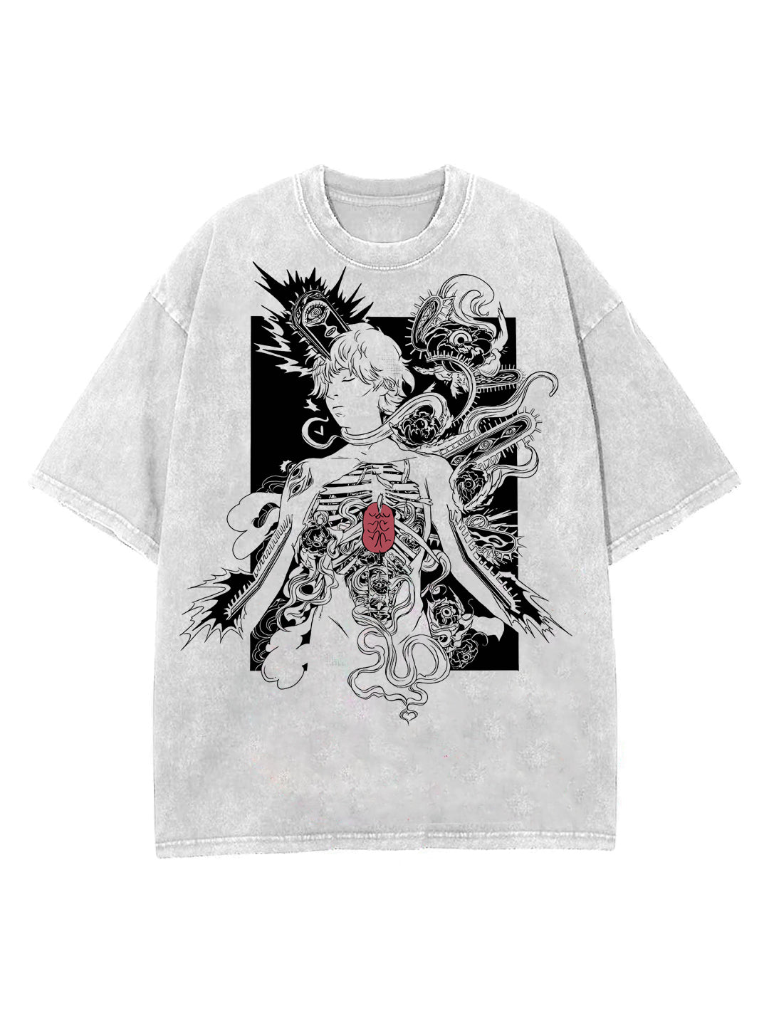 DENJI VINTAGE OVERSIZE TEE Kawaii Side