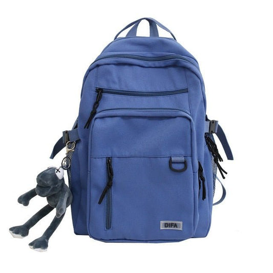 Double-Deck Waterproof School Backpack