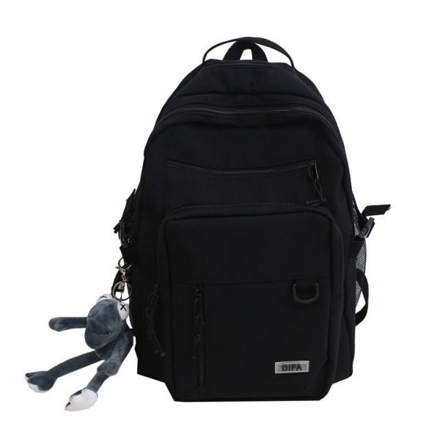 Double-Deck Waterproof School Backpack