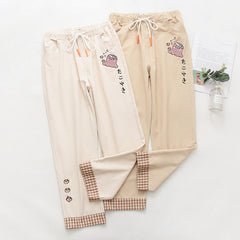 Pantaloni casual coreani