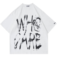 "WHO CARE" T-shirt