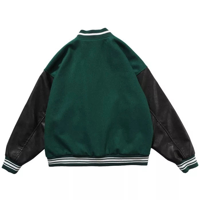 Skelet mouwen Varsity jas