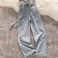 Denim Retro High Waist Bukser