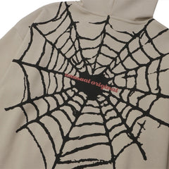 Spider Web Zip-Up hættetrøje