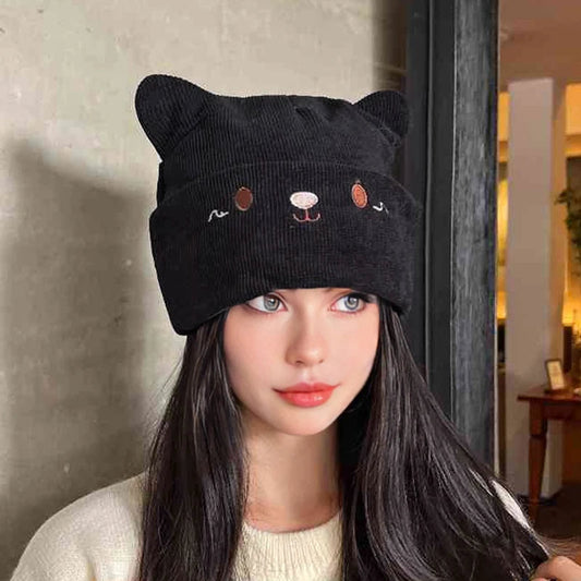 Kawaii Cat Knitted Hat