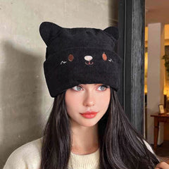 Cappello lavorato a maglia gatto Kawaii