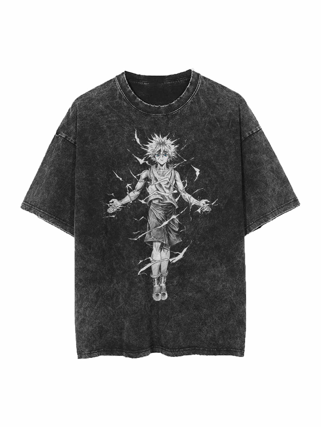 KILLUA HUNTER X HUNTER VINTAGE OVERSIZE TEE Kawaii Side