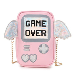 Borsa a tracolla Game Over con ali