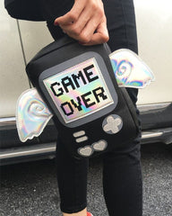 Borsa a tracolla Game Over con ali