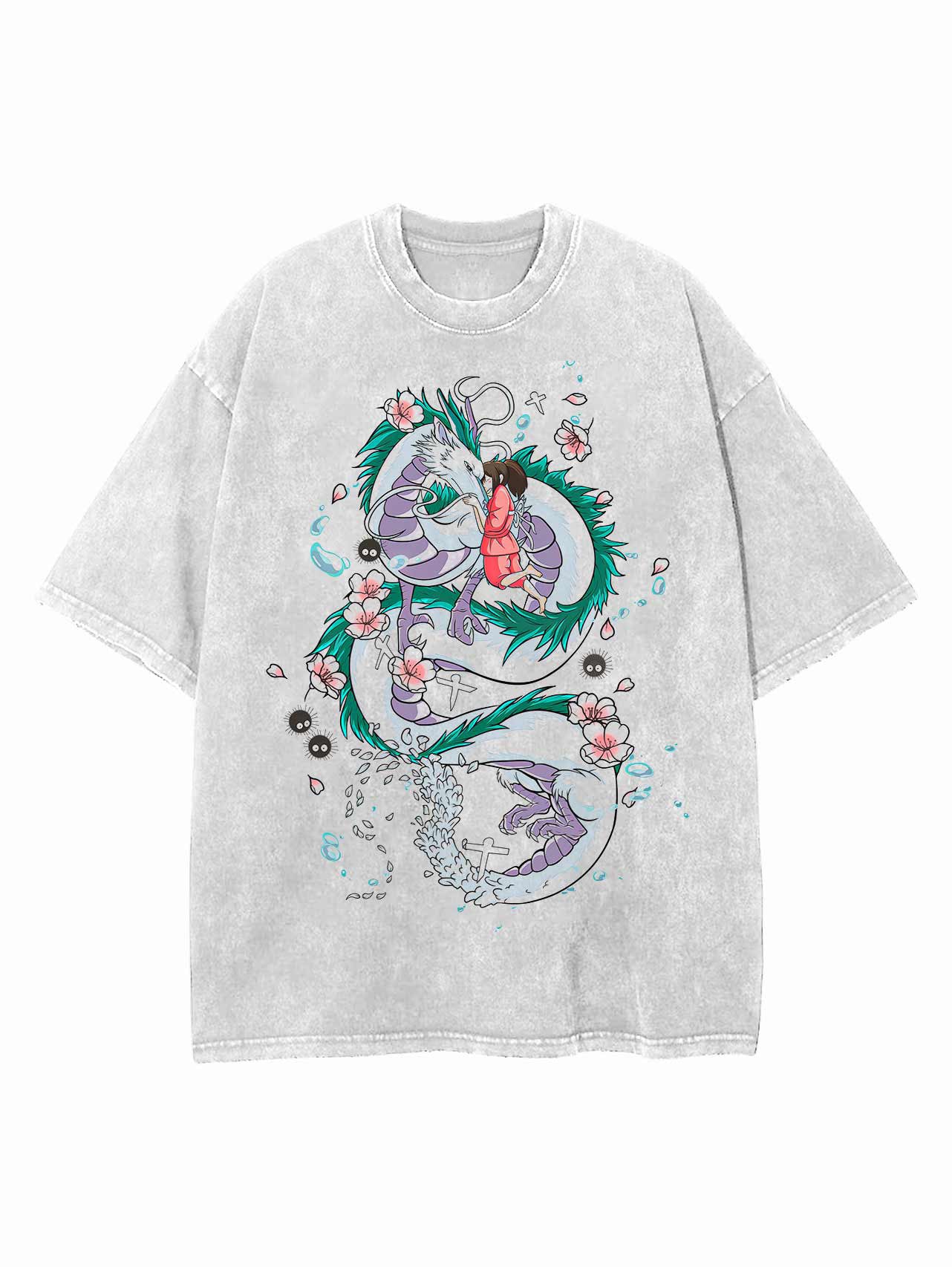 HAKU & CHIHIRO VINTAGE OVERSIZE TEE