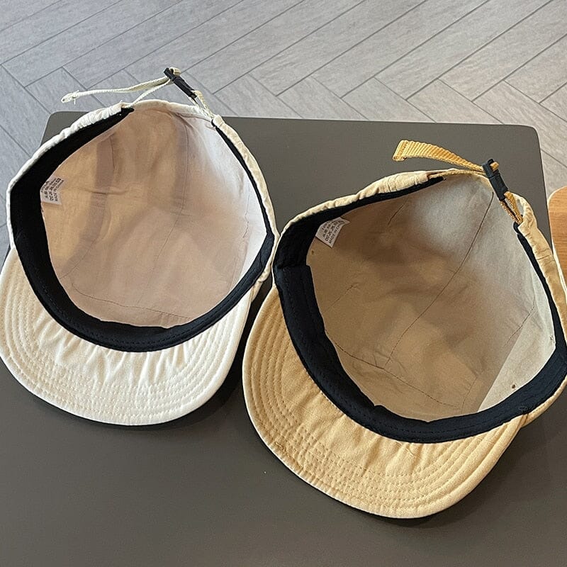 Japanese Short Brim Baseball Cap Female Street Soft Brim Five-Piece Sun Hat Student Outdoor Peaked Cap Male 0 GatoGeek 