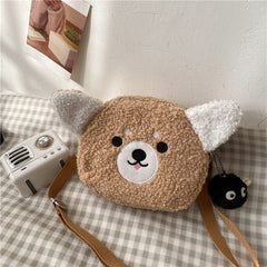 Borsa di peluche con animali Kawaii