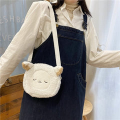 Borsa di peluche con animali Kawaii