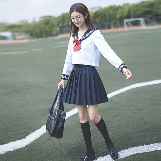 Kawaii Sailor Girl Two Piece - Shirt & Skirt S - XXXXL