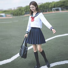 Kawaii Sailor Girl Two Piece - Shirt & Skirt S - XXXXL