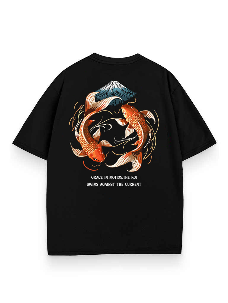 KOI FISH OVERSIZE TEE Kawaii Side