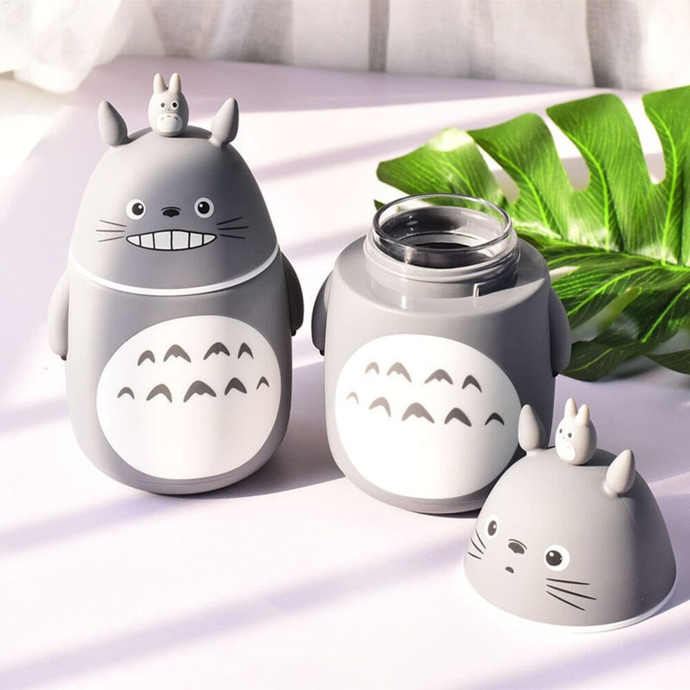 Korean Personality Totoro Double Glass Creative Cartoon Water Bottle Leakproof Travel Outdoor Portable Juice Cup for Friends 0 GatoGeek 