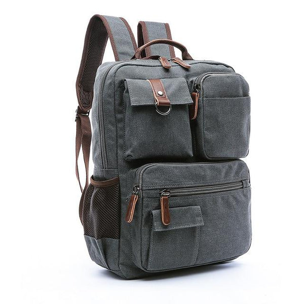 Large Canvas Laptop Backpack