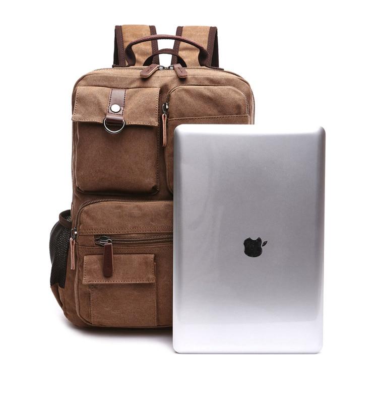 Large Canvas Laptop Backpack