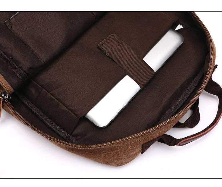 Large Canvas Laptop Backpack