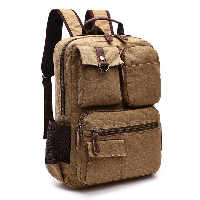 Large Canvas Laptop Backpack