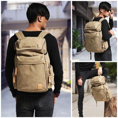 Large Canvas Travel Backpack