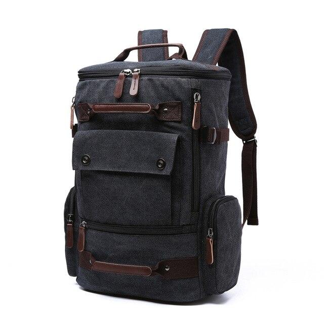 Large Vintage Canvas Backpack