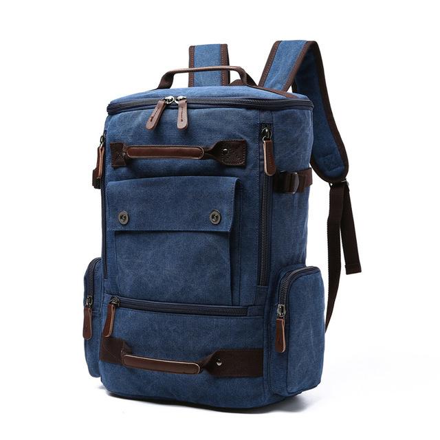 Large Vintage Canvas Backpack