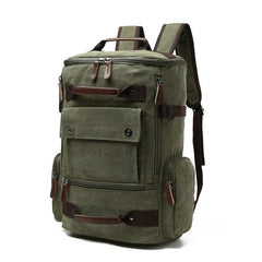 Large Vintage Canvas Backpack