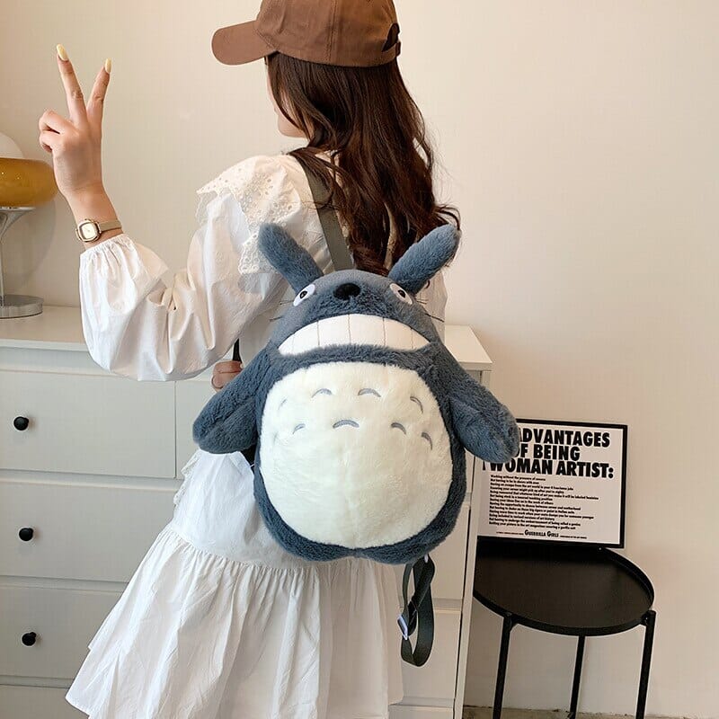 Mochila de Pelúcia Totoro Estudio Ghibli Mochilas GatoGeek 