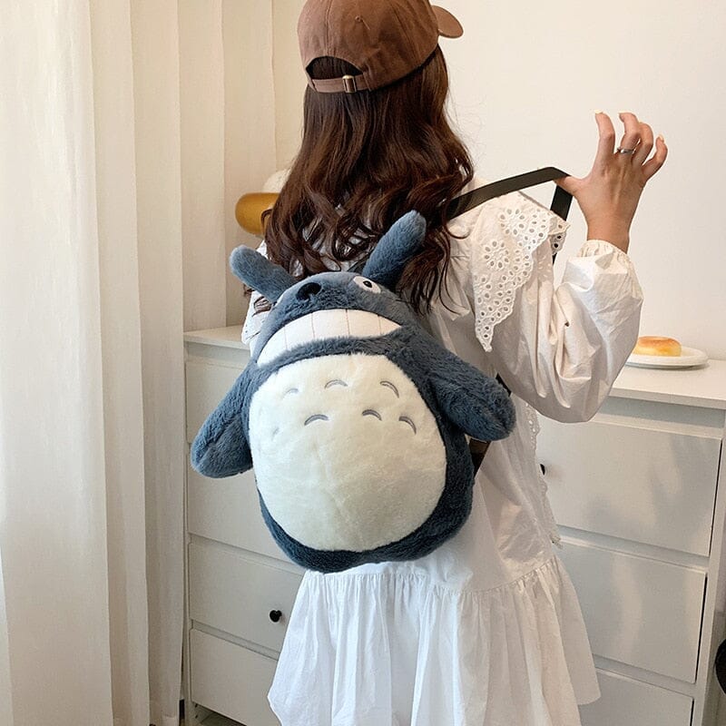 Mochila de Pelúcia Totoro Estudio Ghibli Mochilas GatoGeek 