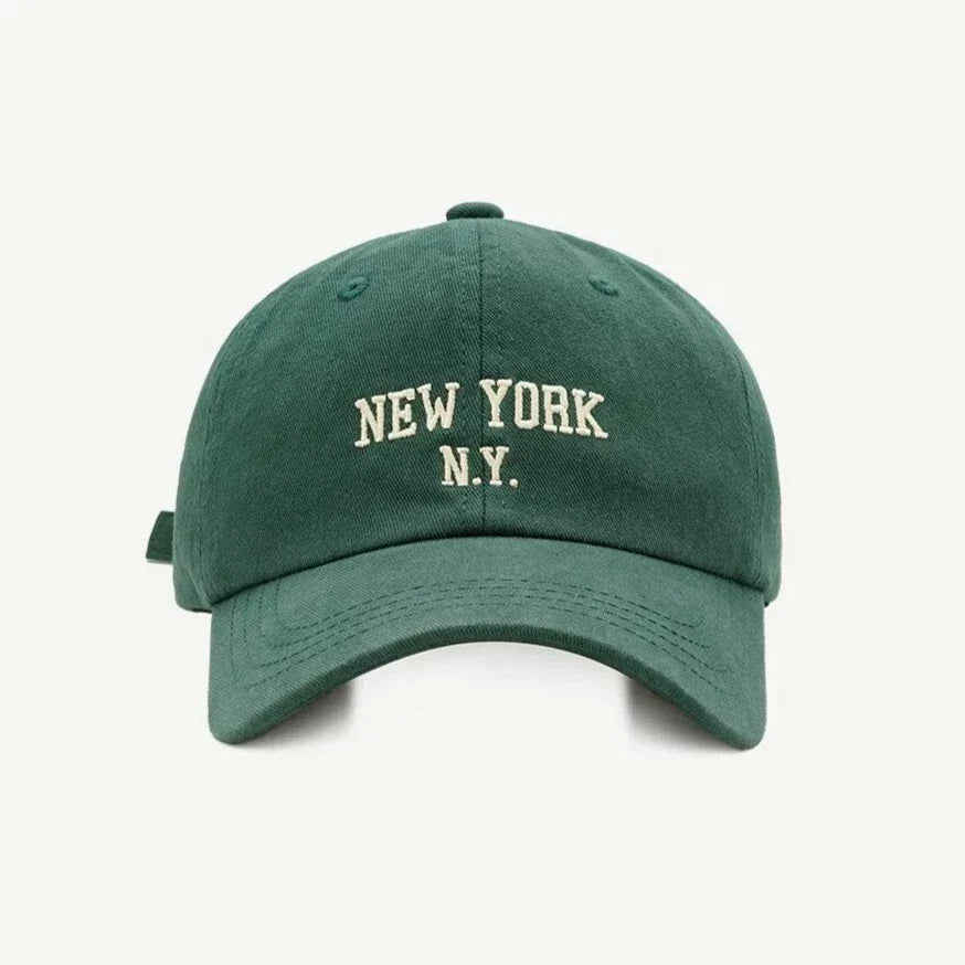 Retro Nostalgia Embroidered Baseball Caps Spring Autumn Women Men Leisure Peaked Hat Outdoor Shade Cotton Adjustable Sports Cap GatoGeek style1 Dark green Adjustable 