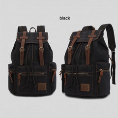 Rugged Vintage Canvas Backpack