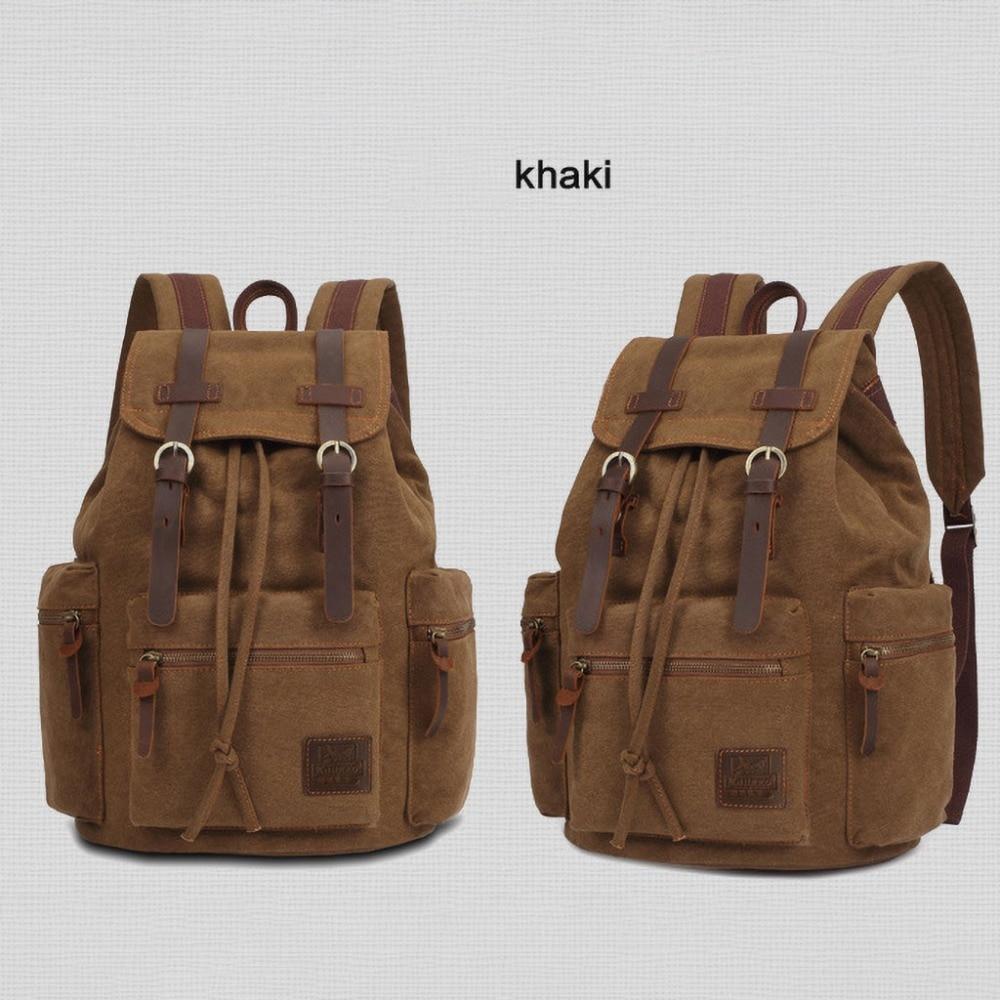 Rugged Vintage Canvas Backpack