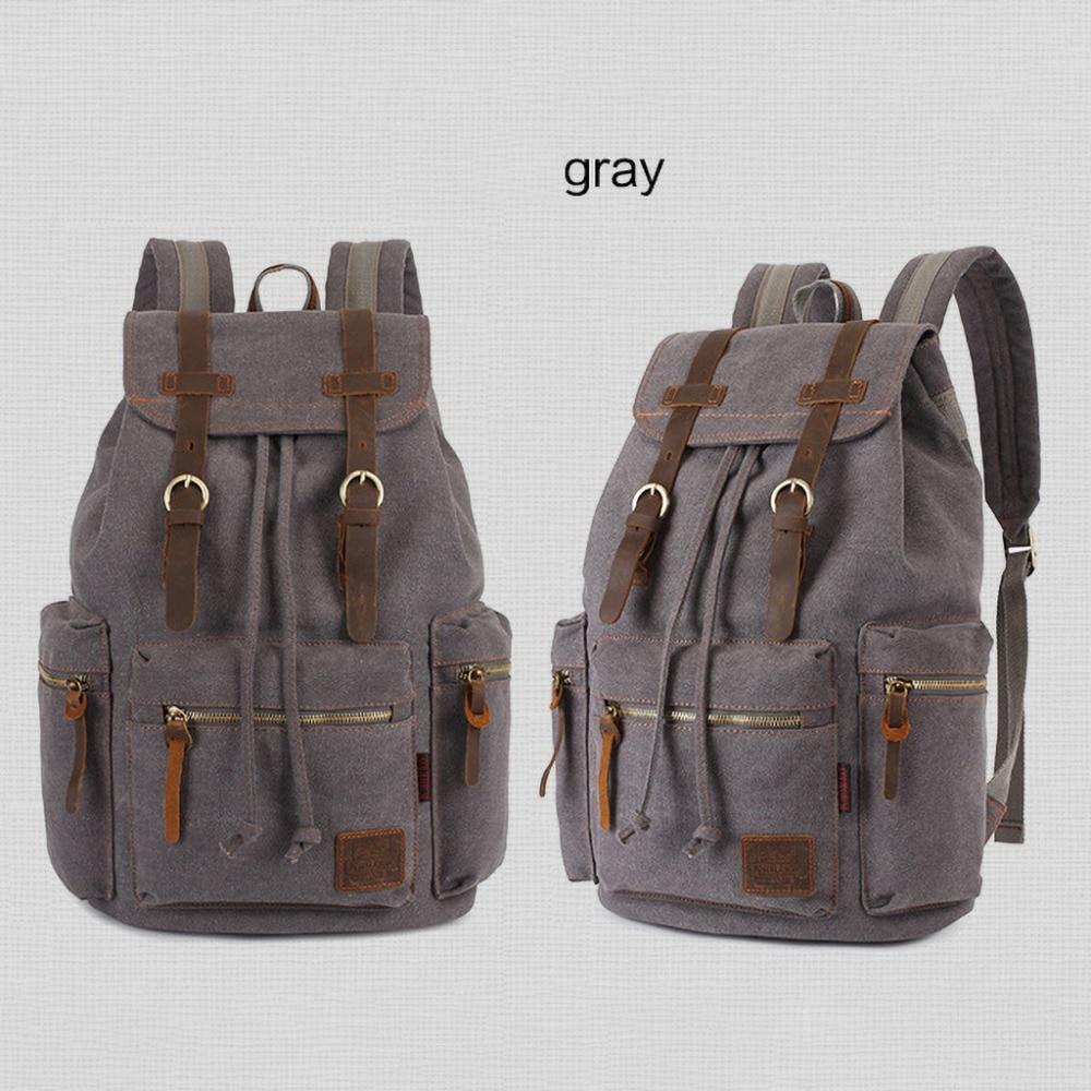 Rugged Vintage Canvas Backpack