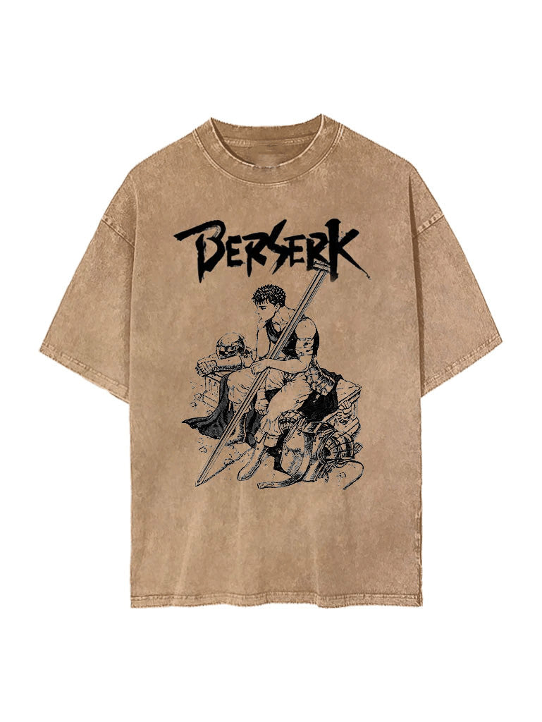 BERSERK GUTS VINTAGE OVERSIZE TEE Kawaii Side