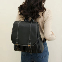 Soft Faux Leather Vintage Backpack