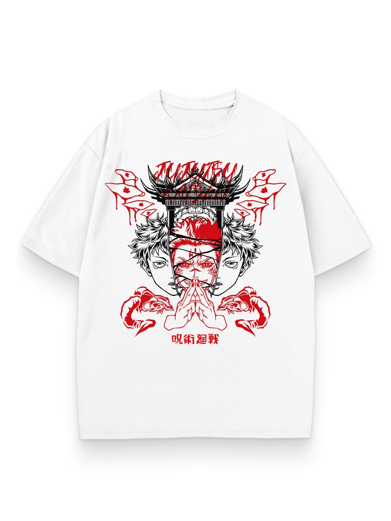 SUKUNA INCARNATION OVERSIZE TEE Kawaii Side