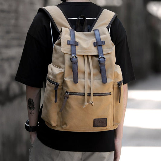 Vintage Canvas 15.6" Laptop Backpack