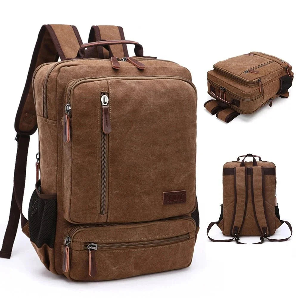 Vintage Canvas Travel Backpack