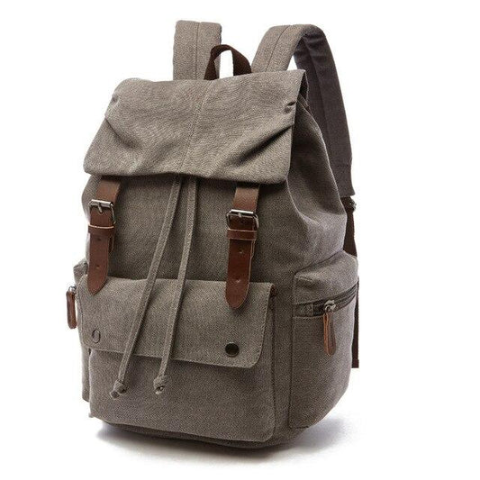 Vintage Large Canvas Backpack