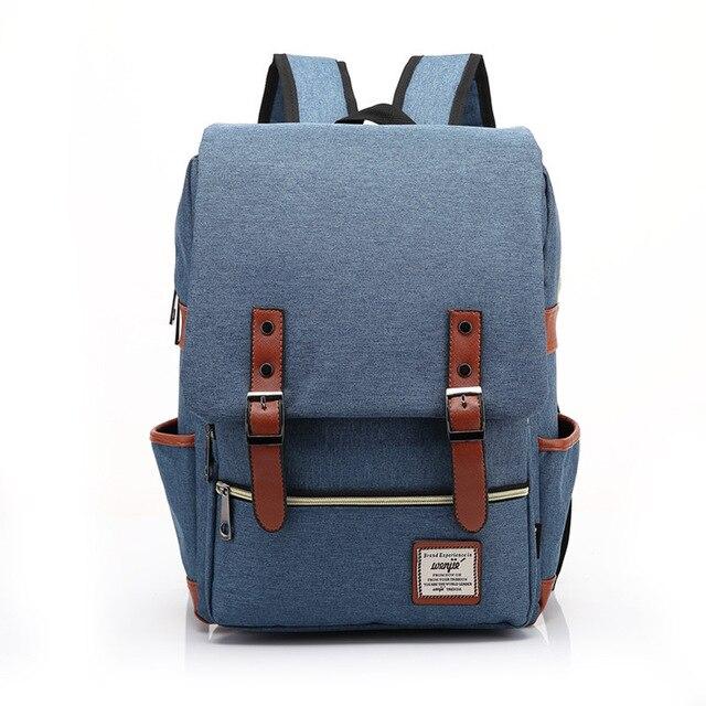 Vintage Oxford Travel Laptop Backpack