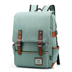 Vintage Oxford Travel Laptop Backpack