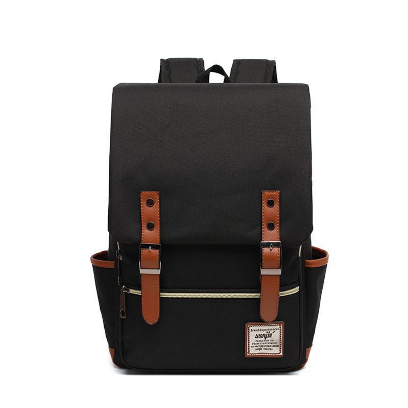 Vintage Oxford Travel Laptop Backpack