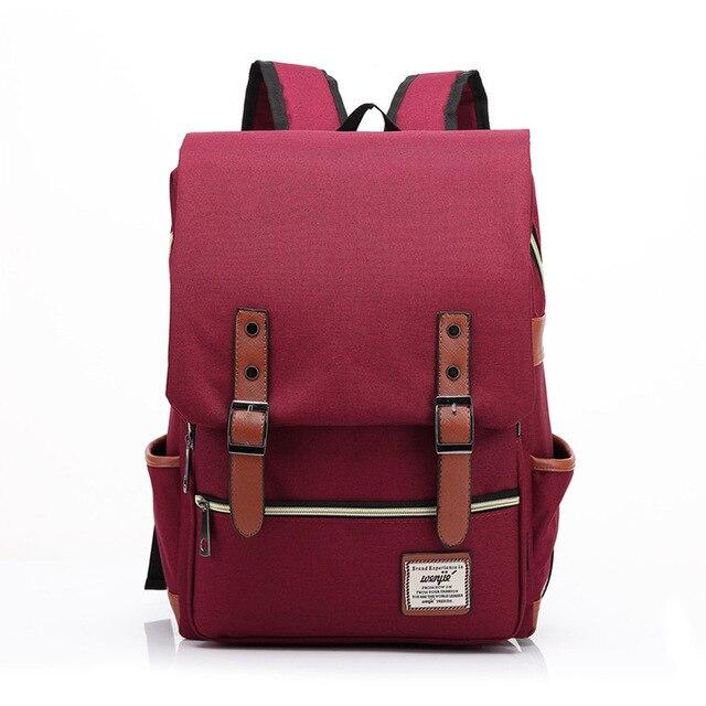 Vintage Oxford Travel Laptop Backpack