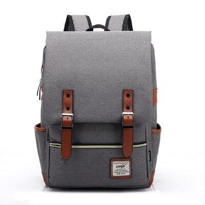 Vintage Oxford Travel Laptop Backpack