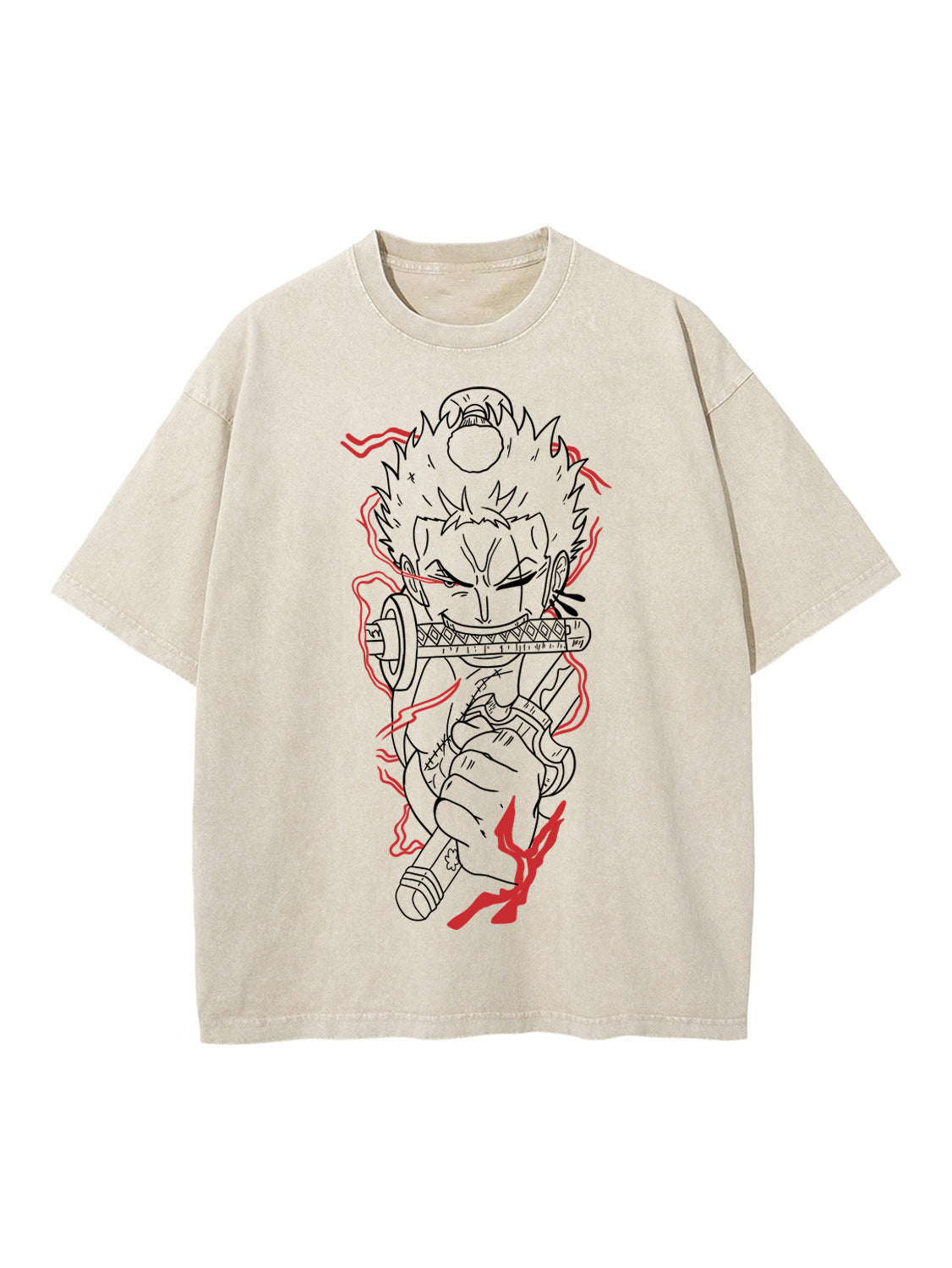 ZORO SWORDS BEIGE TEE