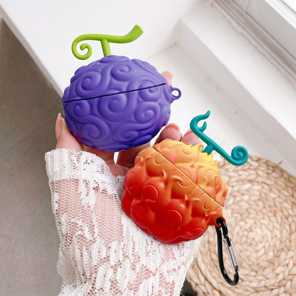 3D Protective Case for Airpods Demon Fruit - Kawaii Side