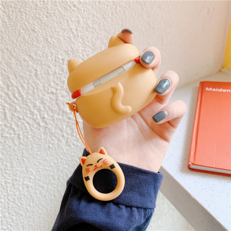 Case Protetora AirPods Gatos Manekineko - Kawaii Side