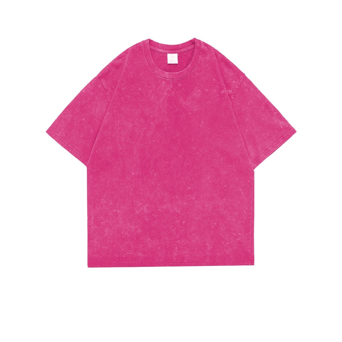 Acid Washed Basic Oversized T-Shirt - Kawaii Side